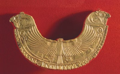 Pectoral Ornament with Ends in the Form of a Falcon